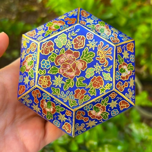 Colorful Floral Decorative Box - Picture 3 of 17